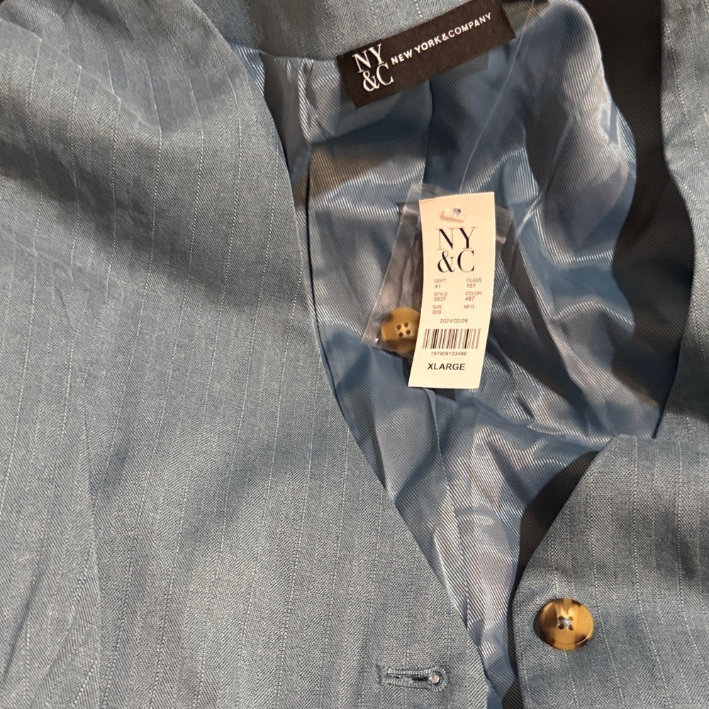 New York & Company Denim Blue Trousers